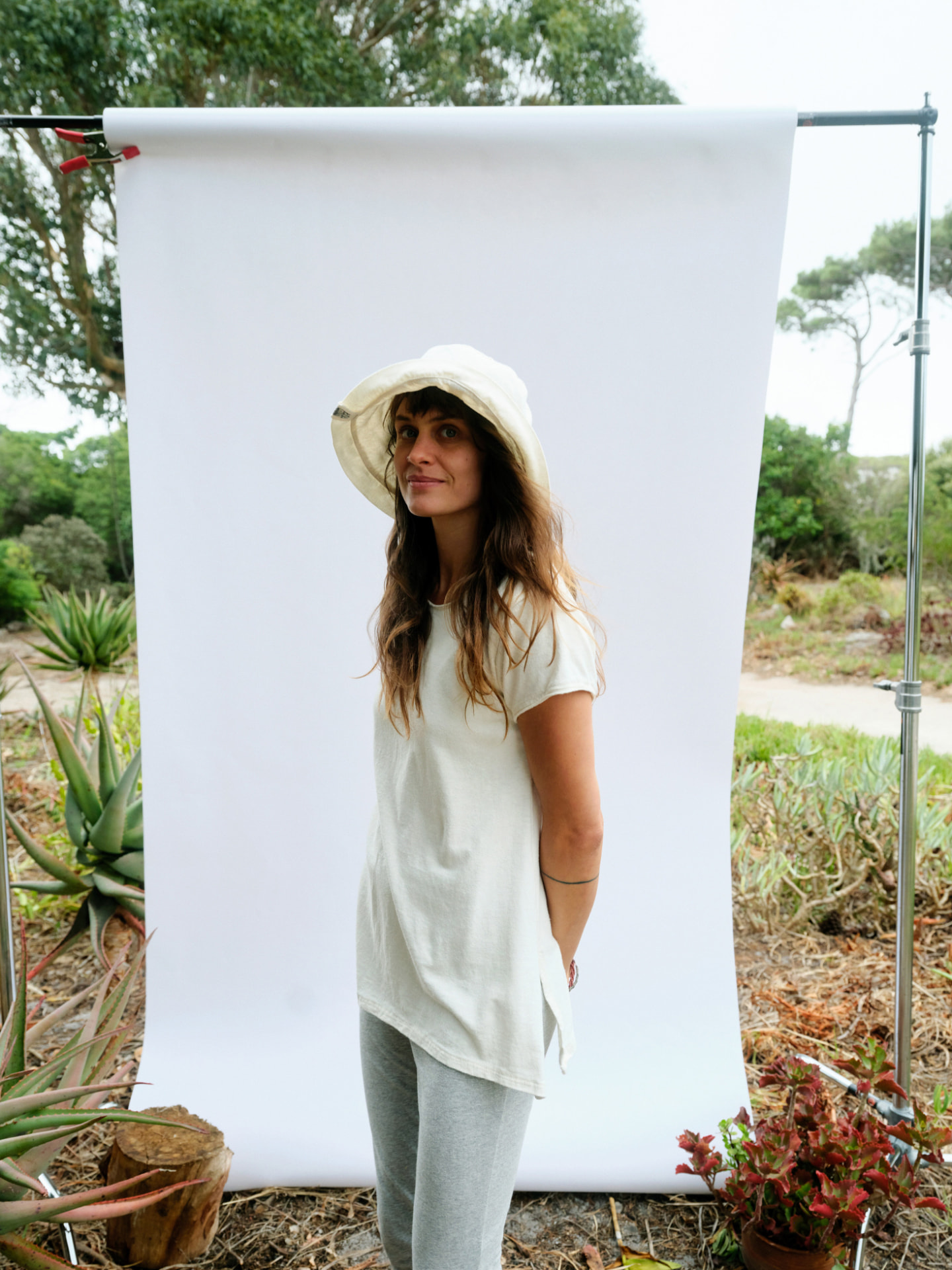 Front view of the white Truth-T short sleeve T-shirt